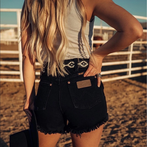 Wrangler Pants - #510 Wrangler High Waisted Jean Shorts S